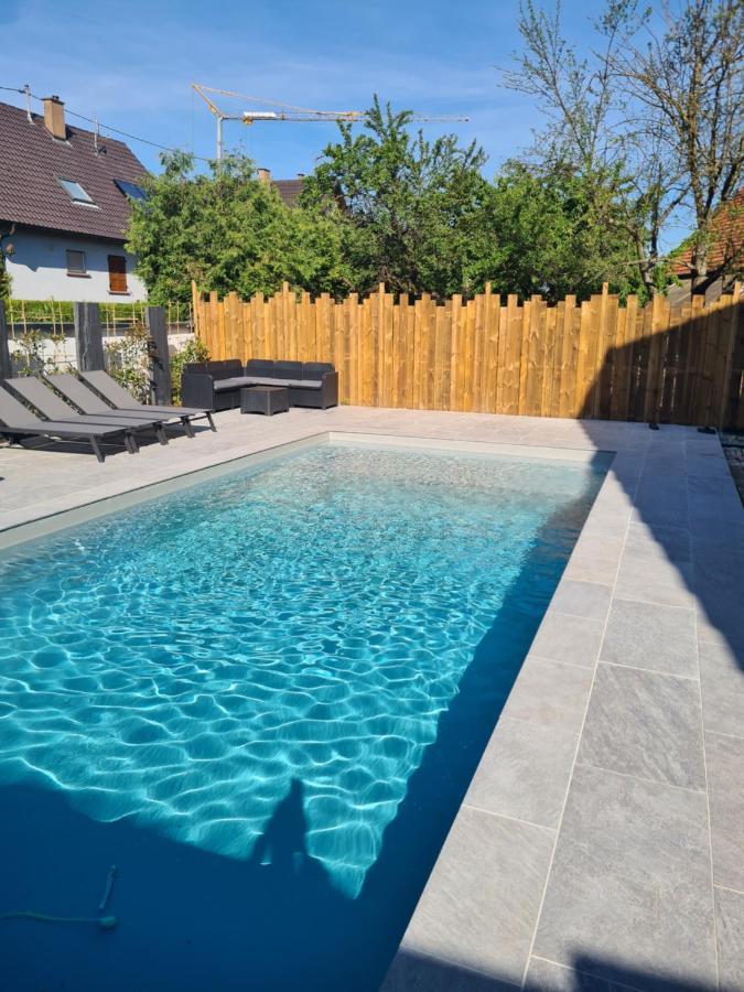 Villa Maison avec piscine au calme partagée avec l'hôte à Dalhunden Extérieur photo